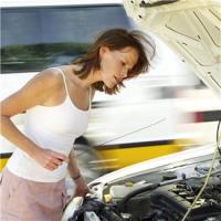 Check the fluid levels in your vehicle.